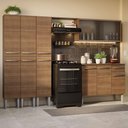 Ver imagem 1 de Armário de Cozinha Completa 261cm Rustic Emilly Madesa 03