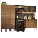 Ver imagem 3 de Armário de Cozinha Completa 261cm Rustic Emilly Madesa 03