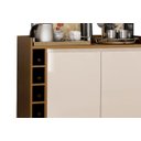 Ver imagem 3 de Buffet Aparador com Adega Retrô Wine 2 Portas Freijó com Off-White