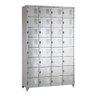 Armário Roupeiro de Aço Vestiário Academia 32 Portas Locker Cinza - 1