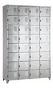 Ver imagem 1 de Armário Roupeiro de Aço Vestiário Academia 32 Portas Locker Cinza