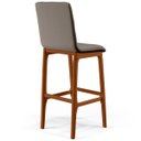 Ver imagem 6 de Kit 2 Banquetas Altas para Cozinha Sala de Jantar Fixa Zoe B04 Linho Bege - Lyam Decor