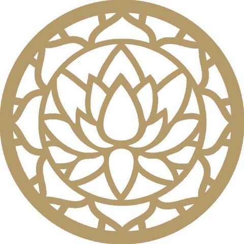 Mandala Mdf 60d° Tam:60x60cm Cod:mdl069