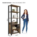 Ver imagem 3 de Módulo para Closet 2 Nichos 183cm x 78,2cm Byte Marrom/Mel/Preto
