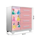 Ver imagem 4 de Conjunto Quarto Meninas Cama Colchão Roupeiro Comoda em MDF