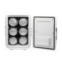 Ver imagem 3 de Mini Geladeira Portátil 4l 12v 220 V Branca Multilaser - Tv010out [reembalado] Tv010out