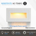 Ver imagem 4 de 12 Balizador para Escada Led 3000k Embutir Parede Externo Zan42