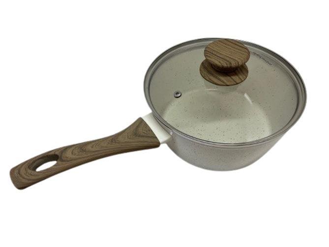 Panela de Cerâmica Antiaderente Marmol de Indução 16 Cm - 1