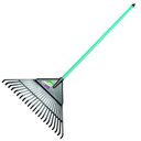 Ver imagem 1 de Vassoura Plástica para Jardim 22 Dentes - Pr6805 - Pincéis Atlas