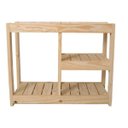 Ver imagem 2 de Sapateira Prateleira de Madeira Maciça com Banco Resistente