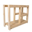 Ver imagem 4 de Sapateira Prateleira de Madeira Maciça com Banco Resistente