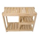 Ver imagem 3 de Sapateira Prateleira de Madeira Maciça com Banco Resistente