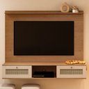 Ver imagem 2 de Painel Suspenso Tv 72 Pol 160 Cm 4671 Cinamomo Off White Arly