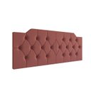 Ver imagem 6 de Cabeceira Painel Estofada 160 Capitonê Box Queen Suspensa Fixação na Parede Capela:rosa