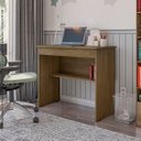 Ver imagem 6 de Mesa de Escritório Escrivaninha com 1 Gaveta para Estudo e Trabalho - Jm3 Móveis:freijó