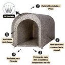 Ver imagem 4 de Casinha Madeira para Cachorro Cães N2 Ecológica Iglu Casa
