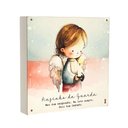 Ver imagem 1 de Quadro Box Decorativo Anjinho Amiguinho em Mdf 20x20