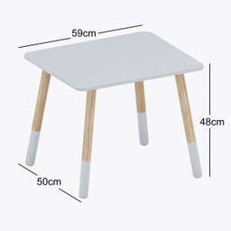 Conjunto Mesa Infantil 2 Cadeiras Colorir - Branco - 3