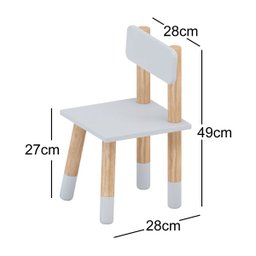 Conjunto Mesa Infantil 2 Cadeiras Colorir - Branco - 4