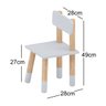 Conjunto Mesa Infantil 2 Cadeiras Colorir - Branco - 4