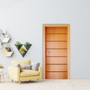 Ver imagem 2 de Folha de Porta Frisada Hdf Modelo 180 Mapaf:82 Cm