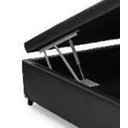 Ver imagem 3 de Cama Box Baú Solteirão Reforçada 108x198 Corino Preto
