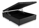 Ver imagem 1 de Cama Box Baú Solteirão Reforçada 108x198 Corino Preto