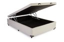 Ver imagem 1 de Cama Box Baú Solteirão Reforçada 108x198 Corino Bege