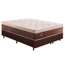 Ver imagem 1 de Cama Box Casal e Colchão Molas Ensacadas Gazin Palace 188cm x 138cm