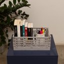 Ver imagem 2 de Caixa Organizadora 6,5l Dobrável de Plástico Multiuso - Oikos