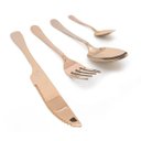 Ver imagem 2 de Faqueiro Cobre Rose Gold 24 Peças Garfo Faca Colher
