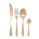 Ver imagem 1 de Faqueiro Cobre Rose Gold 24 Peças Garfo Faca Colher