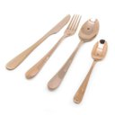 Ver imagem 3 de Faqueiro Cobre Rose Gold 24 Peças Garfo Faca Colher
