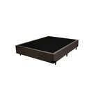 Ver imagem 1 de Base Box Viuvão Sintético Marrom 128Cm de Largura
