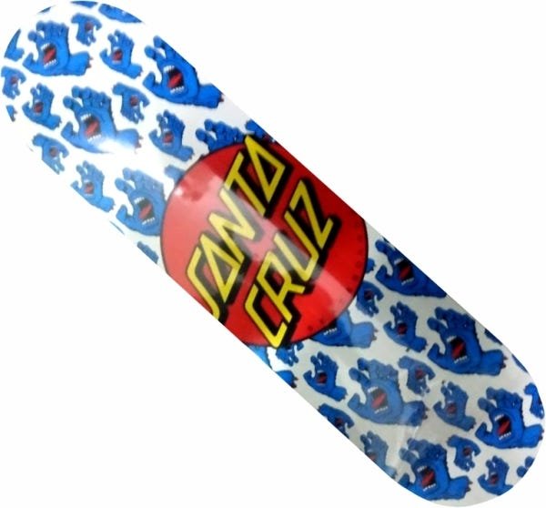 Shape Santa Cruz Powerlyte Hands Allover Branco - 1