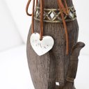 Ver imagem 2 de Escultura Decorativa Gato de Resina 25cm Altura