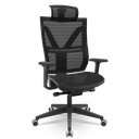 Ver imagem 1 de Cadeira Escritório Presidente Giratória Darix Plaxmetal Nr17 em Tela Preta