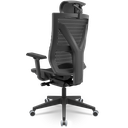 Ver imagem 3 de Cadeira Escritório Presidente Giratória Darix Plaxmetal Nr17 em Tela Preta