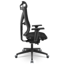 Ver imagem 2 de Cadeira Escritório Presidente Giratória Darix Plaxmetal Nr17 em Tela Preta