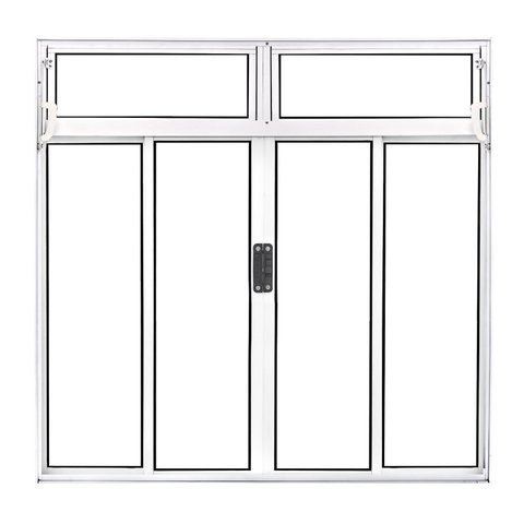 VITRÔ 4 FOLHAS C/ BANDEIRA - BRANCO 1,00 X 1,00