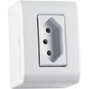 Ver imagem 4 de Kit 9 Caixa Sobrepor 1 Tomada 2p+t 10a 250v Tramontina Liz