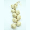 Ver imagem 3 de Decoração Trança de Cebola Branca Artificial 42cm