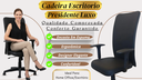Ver imagem 5 de Cadeira Presidente Executiva Corporativa Reclinável Flange Relax 140kg Estrela Metal Braço