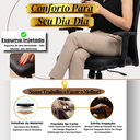 Ver imagem 6 de Cadeira Presidente Executiva Corporativa Reclinável Flange Relax 140kg Estrela Metal Braço
