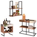 Ver imagem 1 de Kit Adega com Aparador e Prateleira 60cm Boreal Demolição