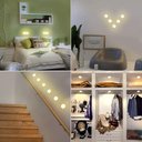 Ver imagem 4 de Luminária Hexagonal Rgb Controle Remoto 6 Unidades LED Colorido Decoraçao Sala Casa Quartos