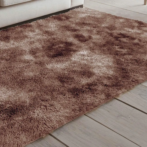 Tapete Antiderrapante Poliéster Corttex Moscou 140 x 200 cm:Marrom