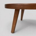 Ver imagem 5 de Mesa de Centro Redonda para Sala Madeira Maciça 54cm Castanho