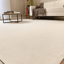 Ver imagem 3 de Tapete Sala Quarto Grande 2,50 X 3,00m Chevron Rústico Cru Artesanal 100% Algodão Antiderrapante