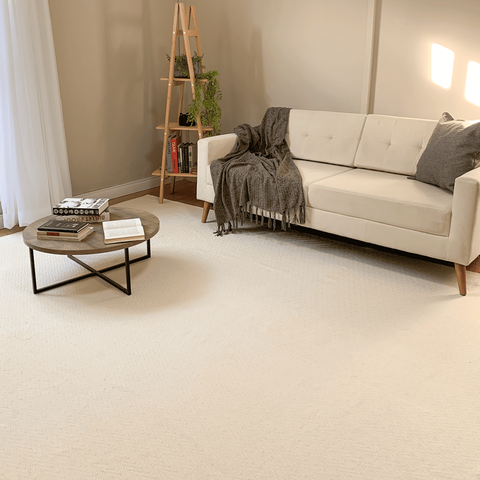 Tapete Sala Quarto Grande 2,50 X 3,00m Chevron Rústico Cru Artesanal 100% Algodão Antiderrapante